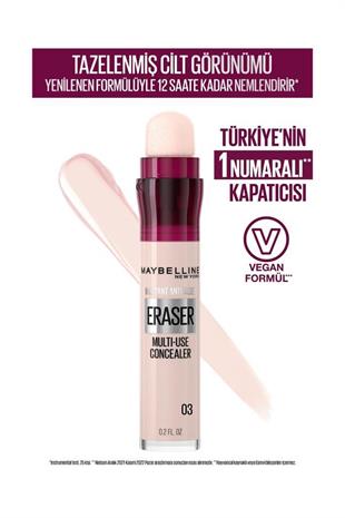 Maybelline New York Instant Anti Age Eraser 03 Fair Kapatıcı