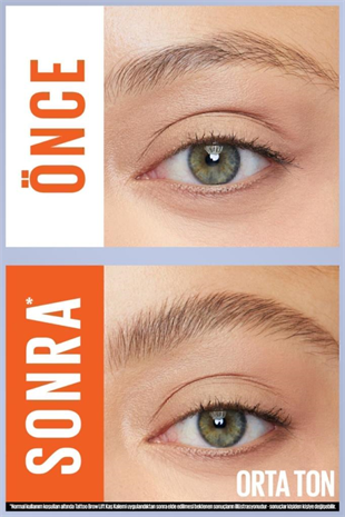 Maybelline New York Kaş Kalemi Tattoo Brow Lift Stick 03 Medium Brown