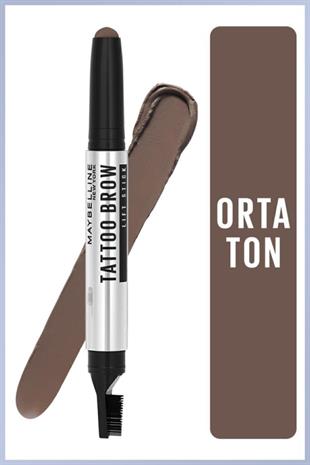Maybelline New York Kaş Kalemi Tattoo Brow Lift Stick 03 Medium Brown