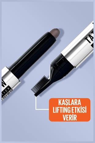 Maybelline New York Kaş Kalemi Tattoo Brow Lift Stick 03 Medium Brown