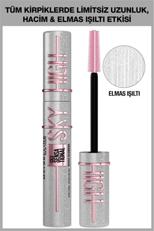 Maybelline New York Lash Sensational Sky High Space Diamond Top Coat Maskara
