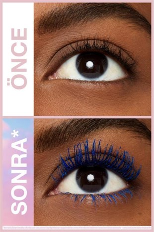 Maybelline New York Lash Sensational Sky High Blue Mist Maskara -Mavi