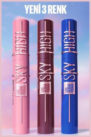 Maybelline New York Lash Sensational Sky High Blue Mist Maskara -Mavi