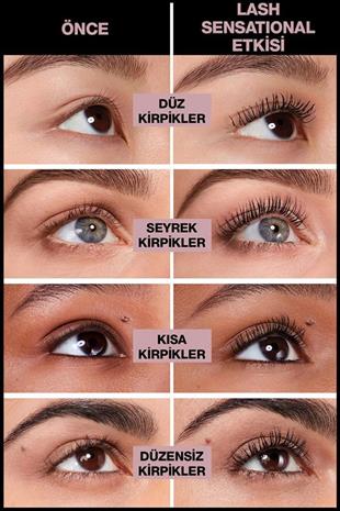 Maybelline New York Lash Sensational Waterproof Siyah Maskara