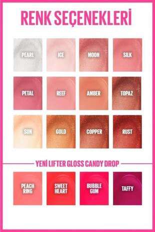 Maybelline New York Lifter Gloss 22 Peach Ring Dudak Parlatıcısı
