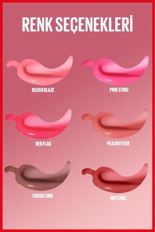 Maybelline New York Lifter Plump Dudak Parlatıcısı 001 Blush Blaze