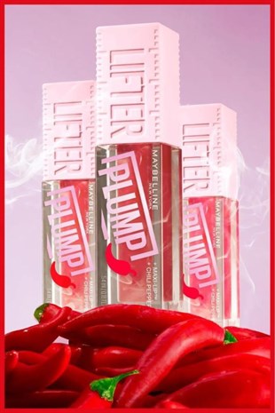 Maybelline New York Lifter Plump Dudak Parlatıcısı 005 Peach Fever