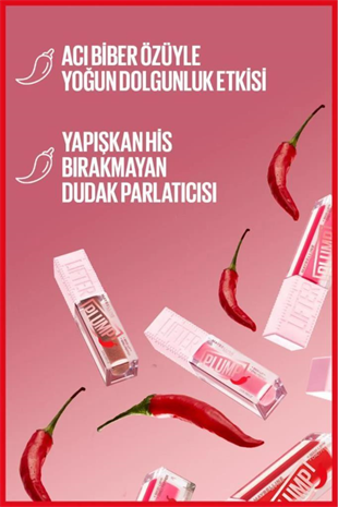 Maybelline New York Lifter Plump Dudak Parlatıcısı 003 Pink Sting