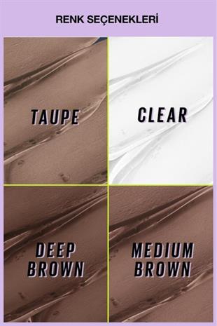 Maybelline New York Super Lock Brow Glue -Taupe Kaş Sabitleyici Maskara 