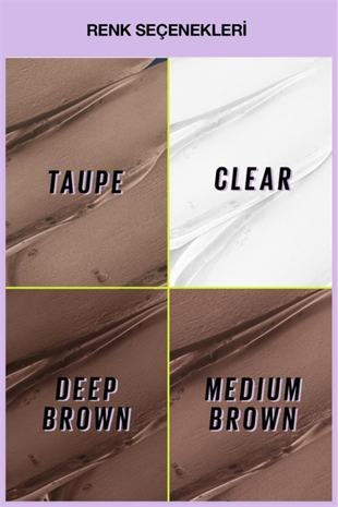 Maybelline New York Super Lock Brow Glue -Taupe Kaş Sabitleyici Maskara 