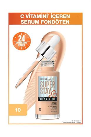Maybelline New York Super Stay 24H Skin Tint 10 Fondöten