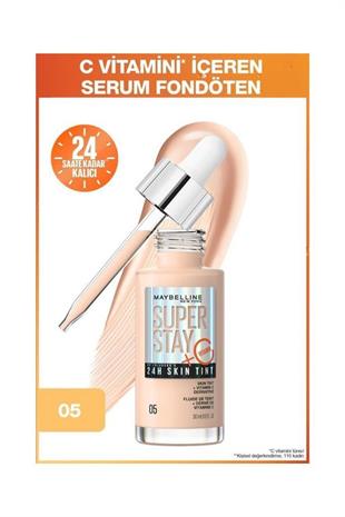 Maybelline New York Super Stay 24H Skin Tint 05 Fondöten
