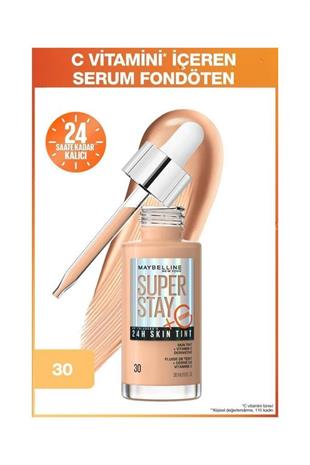 Maybelline New York Super Stay 24H Skin Tint 30 Fondöten