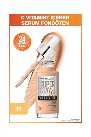 Maybelline New York Super Stay 24H Skin Tint 30 Fondöten