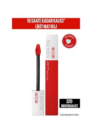 Maybelline New York Super Stay Matte Ink 320 Individualist Ruj