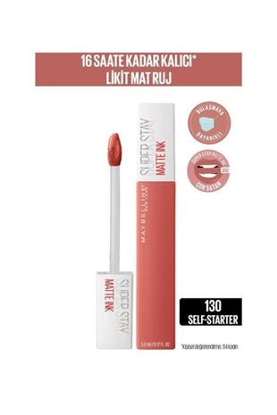 Maybelline New York Super Stay Matte Ink 130 Self-Starter Ruj