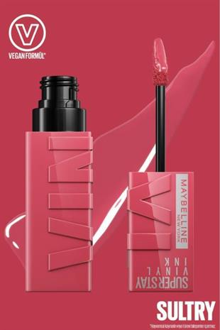 Maybelline New York Super Stay Vinyl Ink 160 Sultry Ruj