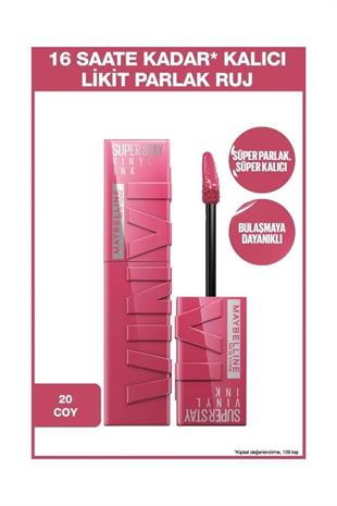 Maybelline New York Super Stay Vinyl Ink 20 Coy Ruj