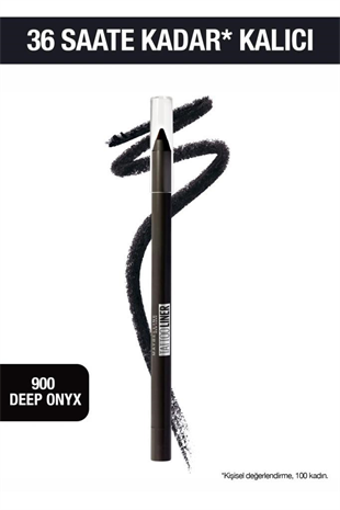 Maybelline New York Tattoo Liner Gel Pencil 900 Deep Onyx Göz Kalemi