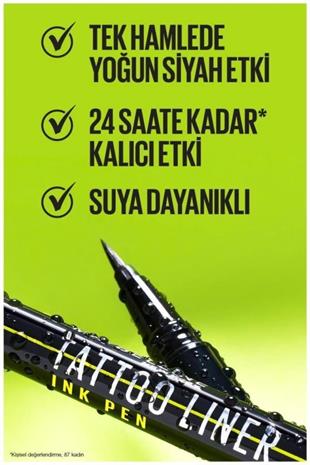 Maybelline New York Tattoo Liner Ink Pen 880 Jet Black Eyeliner