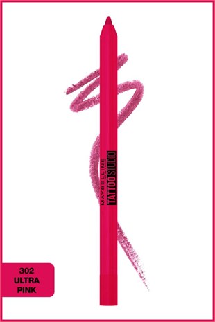 Maybelline New York Tattoo Liner Jel 302 Ultra Pink Göz Kalemi 