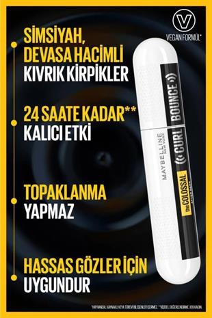 Maybelline New York The Colossal Curl Bounce After Dark Maskara