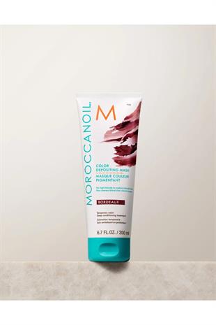 Moroccanoil Color Depositing Mask Bordeaux Bordo Renk Tazeleyici Bakım Maskesi 200 ml