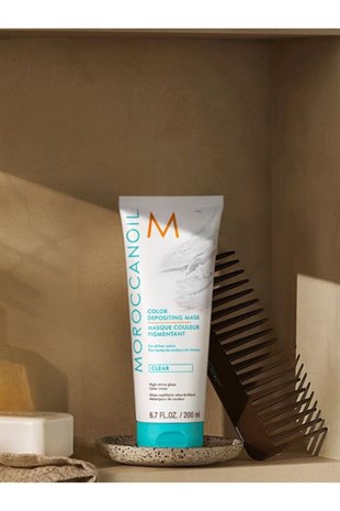 Moroccanoil Color Depositing Mask Clear Pastelleştirici ve Parlaklık Maskesi 200 ml