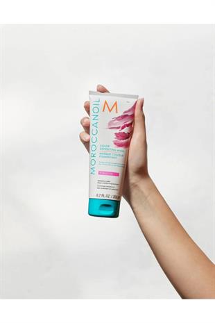 Moroccanoil Color Depositing Mask Hibiscus Fuşya Renk Tazeleyici Bakım Maskesi 200 ml