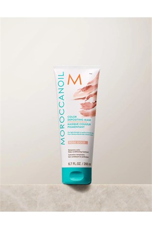 Moroccanoil Color Depositing Mask Rose Gold Renk Tazeleyici Bakım Maskesi 200 ml