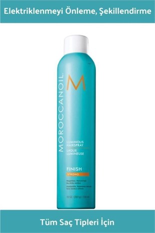 Moroccanoil Luminous Finish Strong Hairspray Güçlü Tutuşlu Sprey 330ml