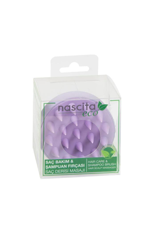 Nascita Eco Saç Bakım&Şampuan Fırçası-Mor 