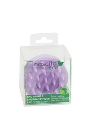 Nascita Eco Saç Bakım&Şampuan Fırçası-Mor 