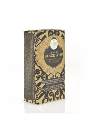 Nesti Dante Luxury Black Canlandırıcı&Sıkılaştırıcı Aktif Karbon Katı Sabun 250 gr