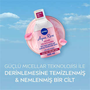 Nivea Aqua Rose Micellar Gül Suyu Makyaj Temizleme Suyu 400 ml