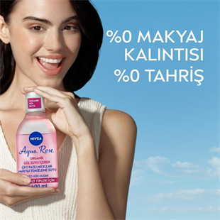 Nivea Aqua Rose Micellar Gül Suyu Makyaj Temizleme Suyu 400 ml