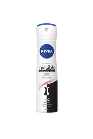 Nivea Black&White Clear Deo 150+25 ml 2li Paket Kadın Deodorant Sprey
