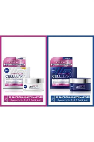 Nivea Cellular Expert Filler Gündüz Ve Gece Bakımı 2li Krem Seti