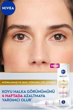 Nivea Cellular Luminous630 Koyu Halka Karşıtı 15 ml Göz Bakım Kremi