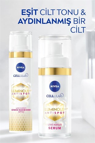 Nivea Cellular Luminous630 Leke Karşıtı SPF50 Gündüz Yüz Krem 40 ml