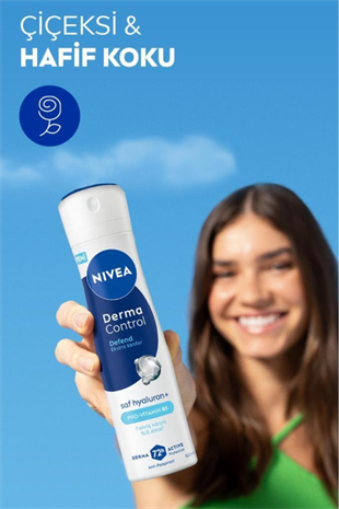 Nivea Derma Control Defend 150 ml Kadın Deodorant Spreyi