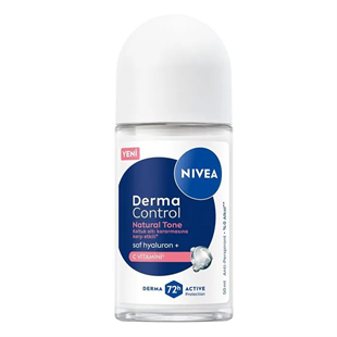 Nivea Derma Control Natural Tone Kadın Roll On Deodorant 50 ml