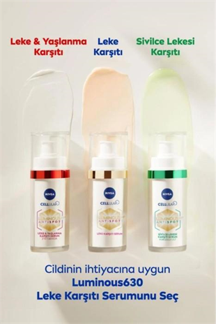 Nivea Luminious630 Antispot Sivilce Leke Karşıtı Cilt Serum 30 ml