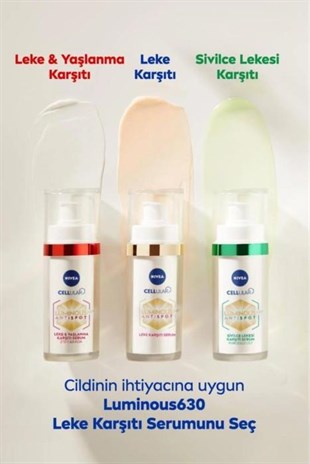 Nivea Luminious630 Antispot Sivilce Leke Karşıtı Cilt Serum 30 ml
