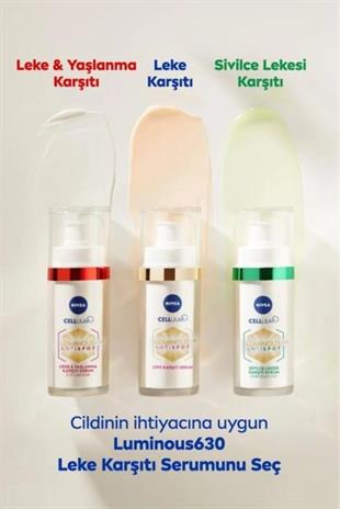 Nivea Luminious630 Antispot Sivilce Leke Karşıtı Cilt Serum 30 ml