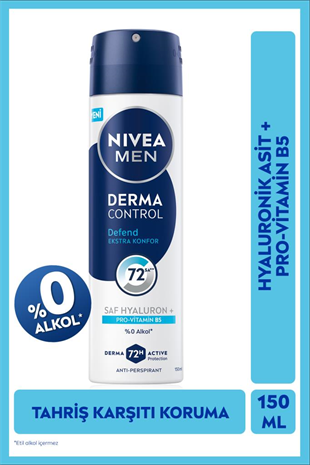 Nivea Men Derma Control Defend Erkek Deodorant Spreyi 150 ml