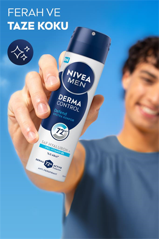 Nivea Men Derma Control Defend Erkek Deodorant Spreyi 150 ml
