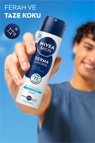 Nivea Men Derma Control Defend Erkek Deodorant Spreyi 150 ml