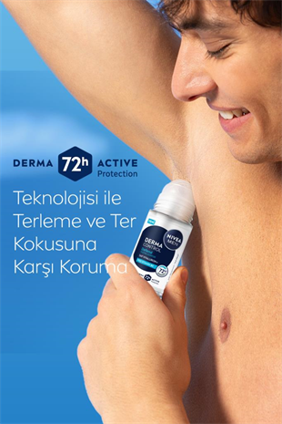 Nivea Men Derma Control Defend Erkek Roll-On Deodorant 50 ml