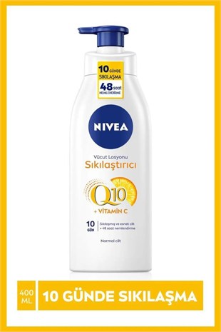 Nivea Q10+Vitamin C Sıkılaştırıcı Nemlendirci Vücut Losyonu 400 ml